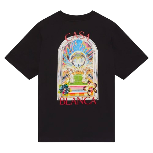 T-shirt Casablanca Landscape Black