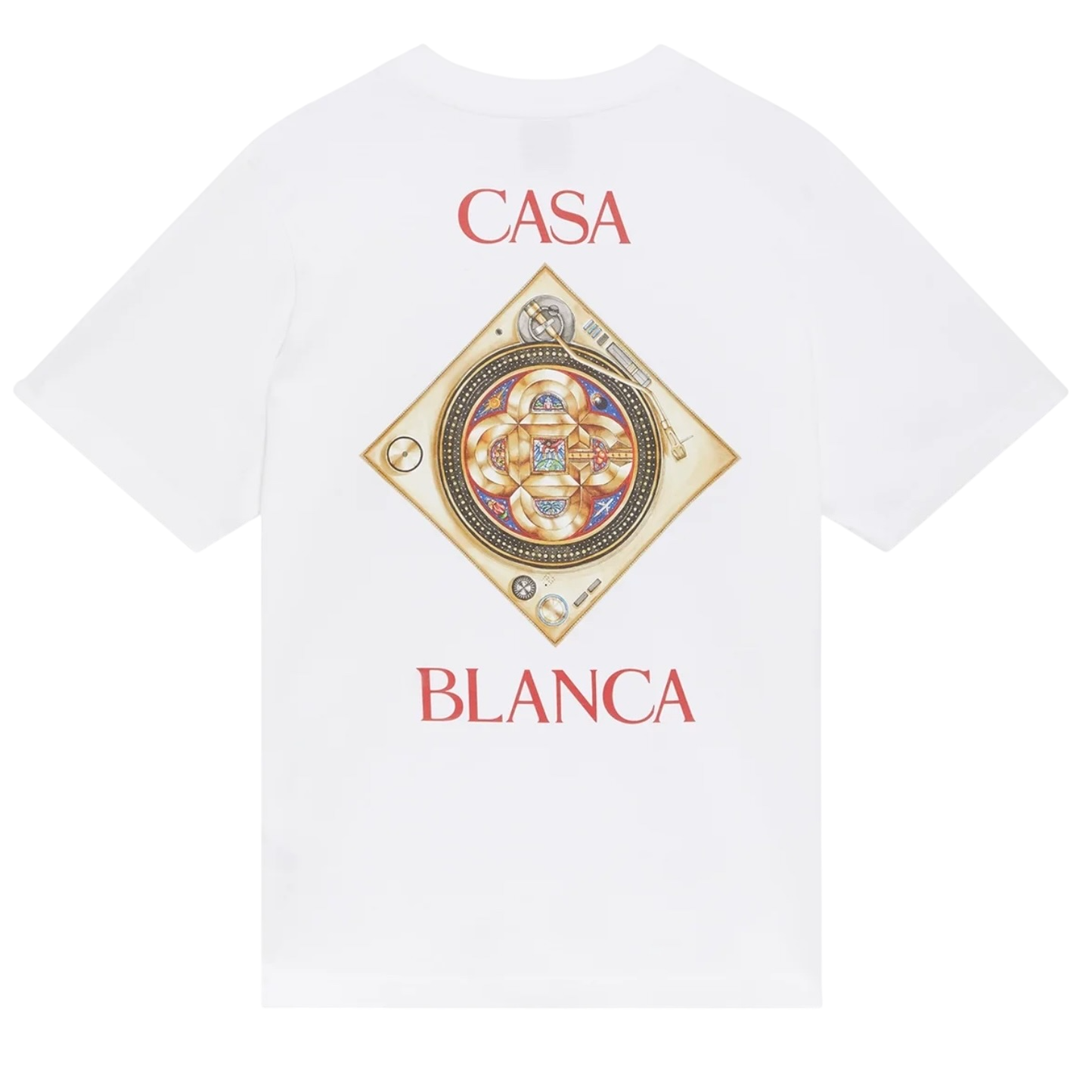 T-shirt Casablanca Plafond Orne de Musique White