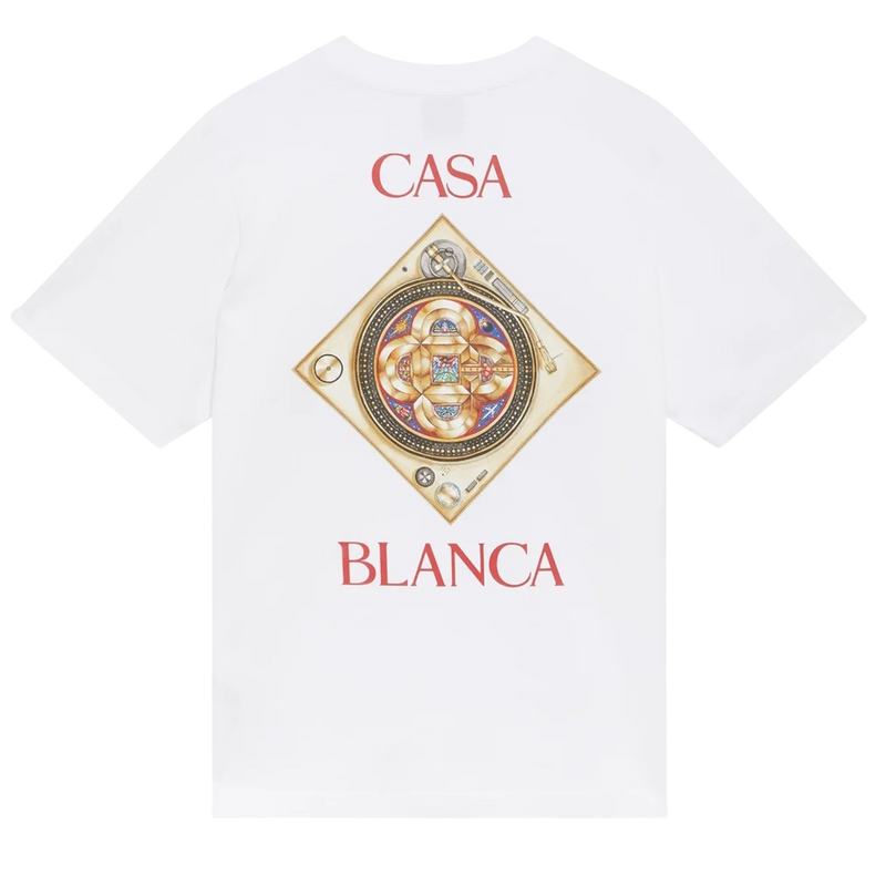 T-shirt Casablanca Plafond Orne de Musique White