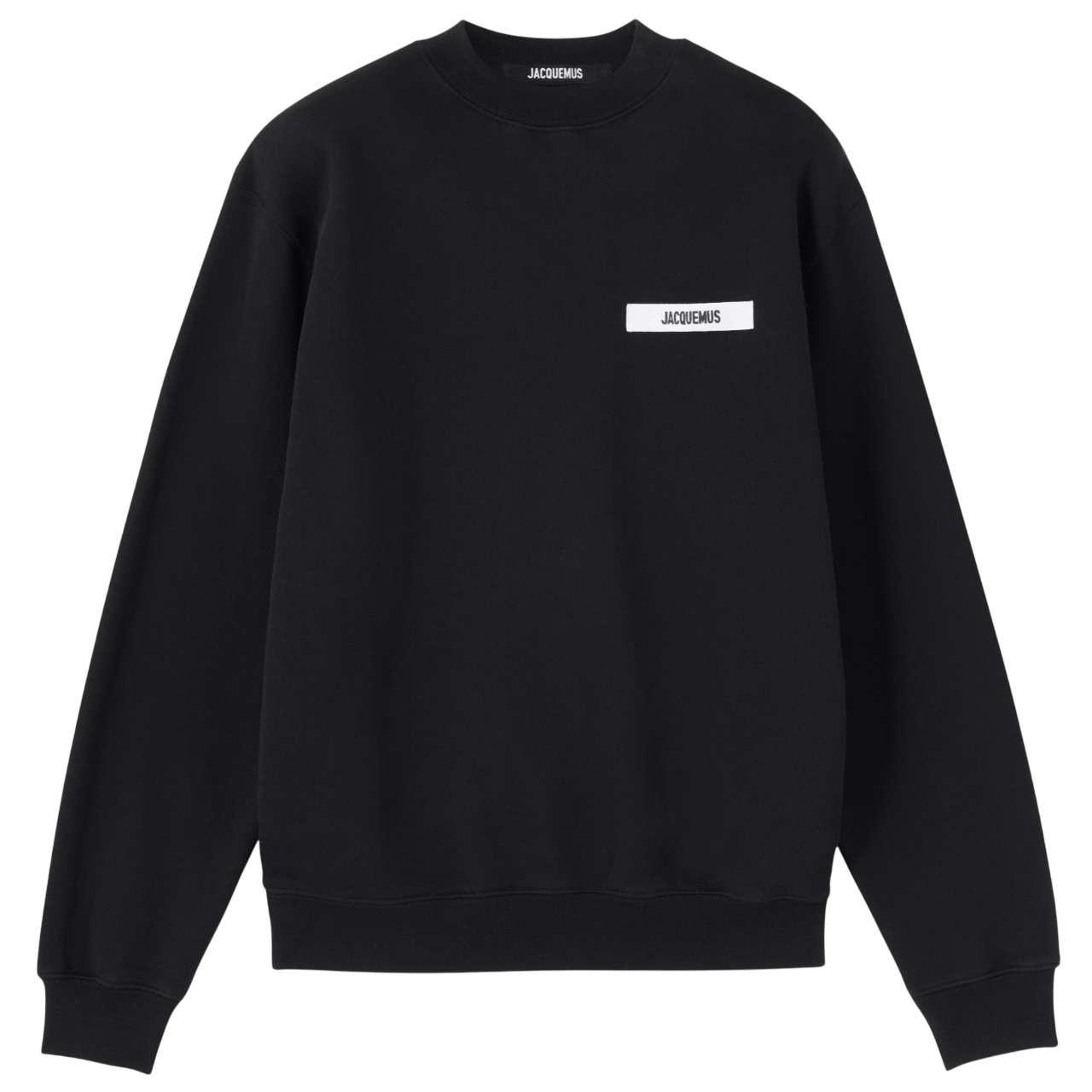Le Sweatshirt Gros Grain Jacquemus Black
