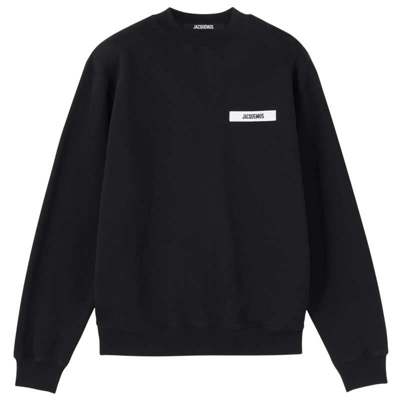 Le Sweatshirt Gros Grain Jacquemus Black