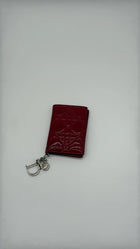 PORTE CARTE DIOR ROUGE VERNIS