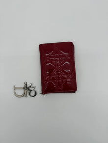 PORTE CARTE DIOR ROUGE VERNIS