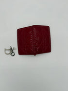 PORTE CARTE DIOR ROUGE VERNIS