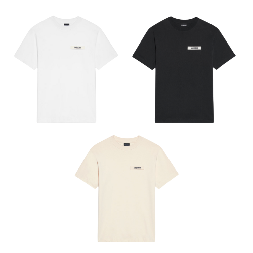 Pack Jacquemus t-shirts Gros Grain x3