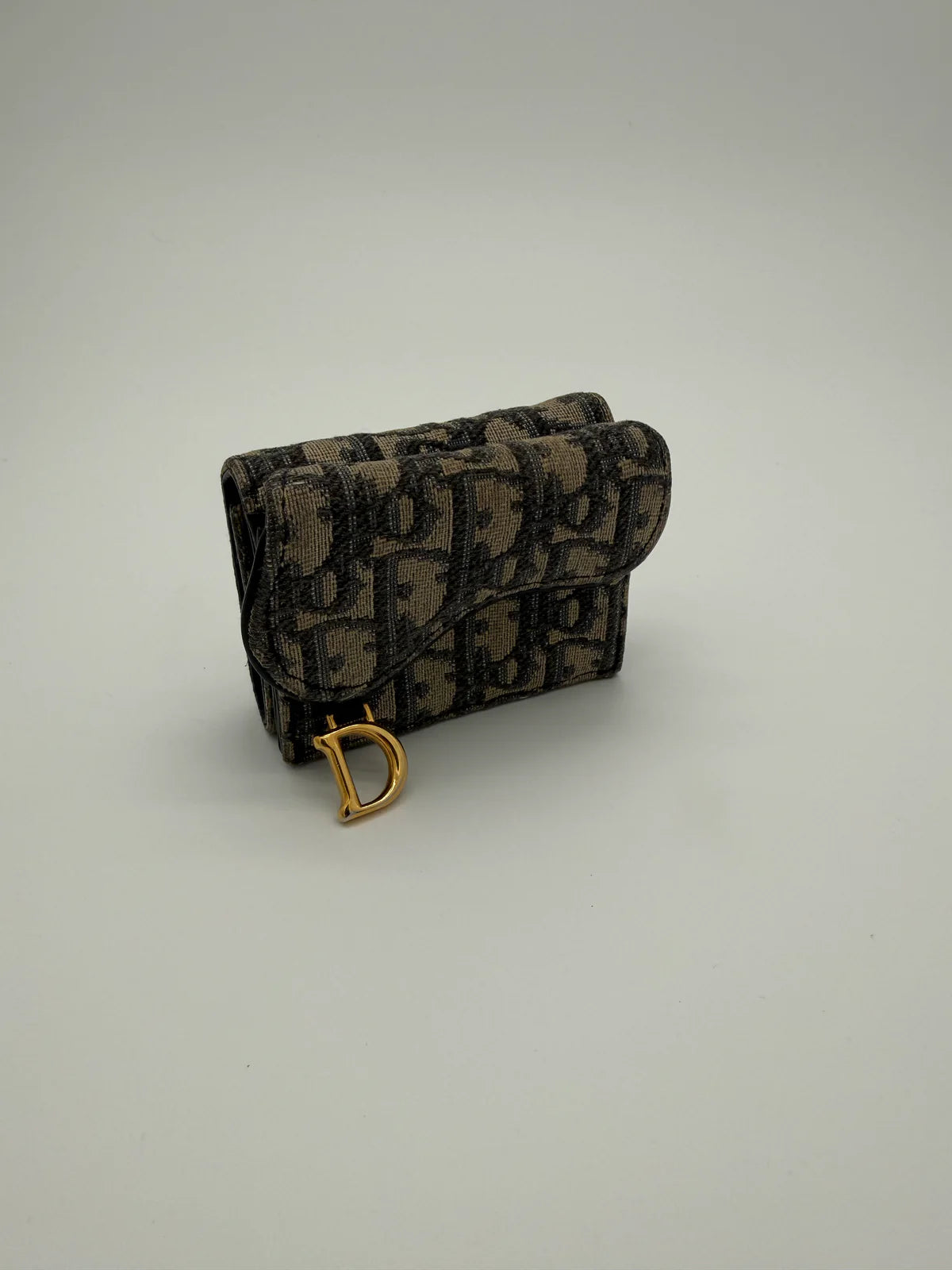 DIOR SADDLE CARD CASE MONOGRAMME