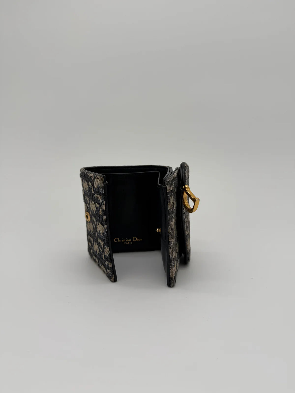 DIOR SADDLE CARD CASE MONOGRAMME