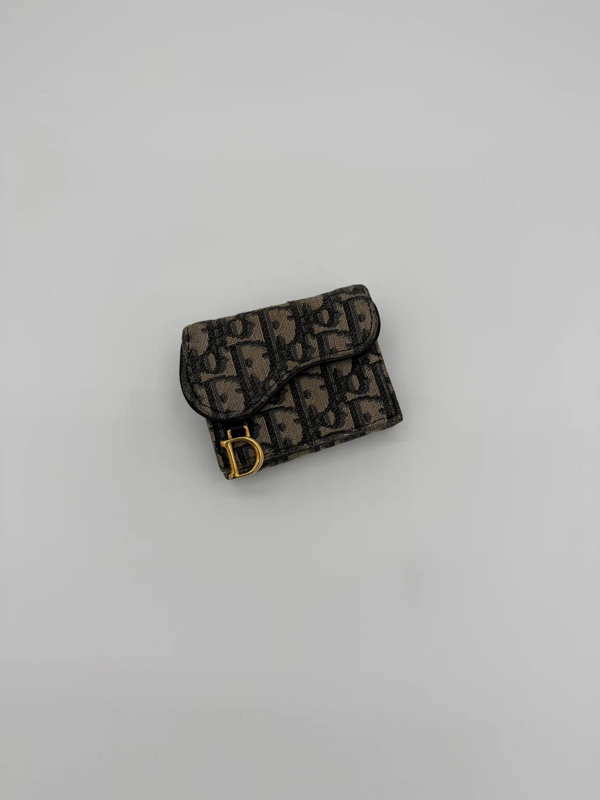 DIOR SADDLE CARD CASE MONOGRAMME