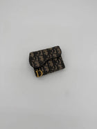 DIOR SADDLE CARD CASE MONOGRAMME