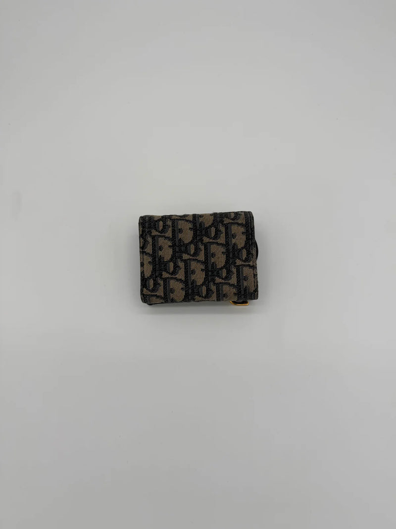 DIOR SADDLE CARD CASE MONOGRAMME