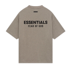 Fear of God Essentials Jersey Crewneck Tee Heather Grey