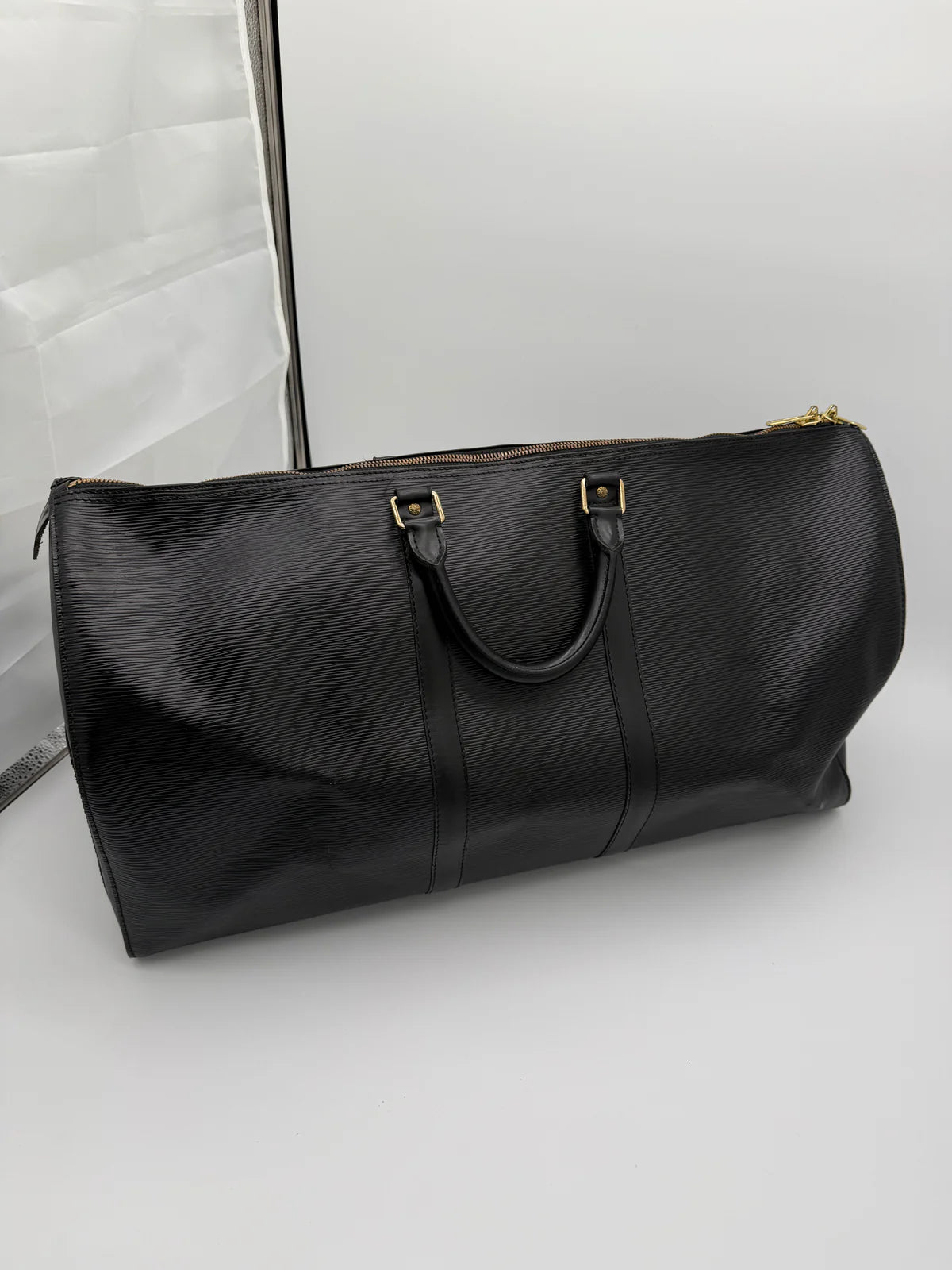 LOUIS VUITTON KEEPALL 55 ÉPI NOIR