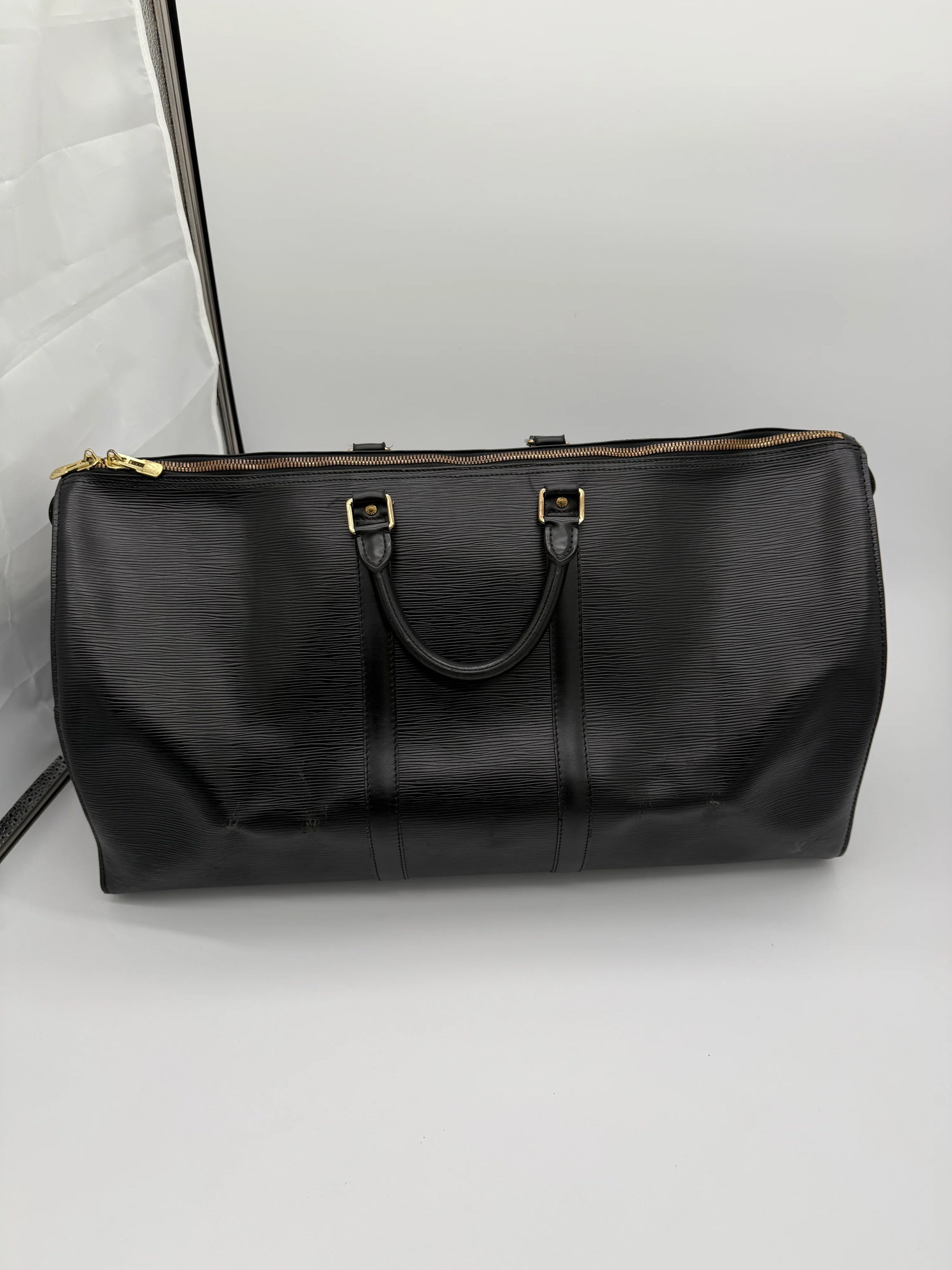 LOUIS VUITTON KEEPALL 55 ÉPI NOIR