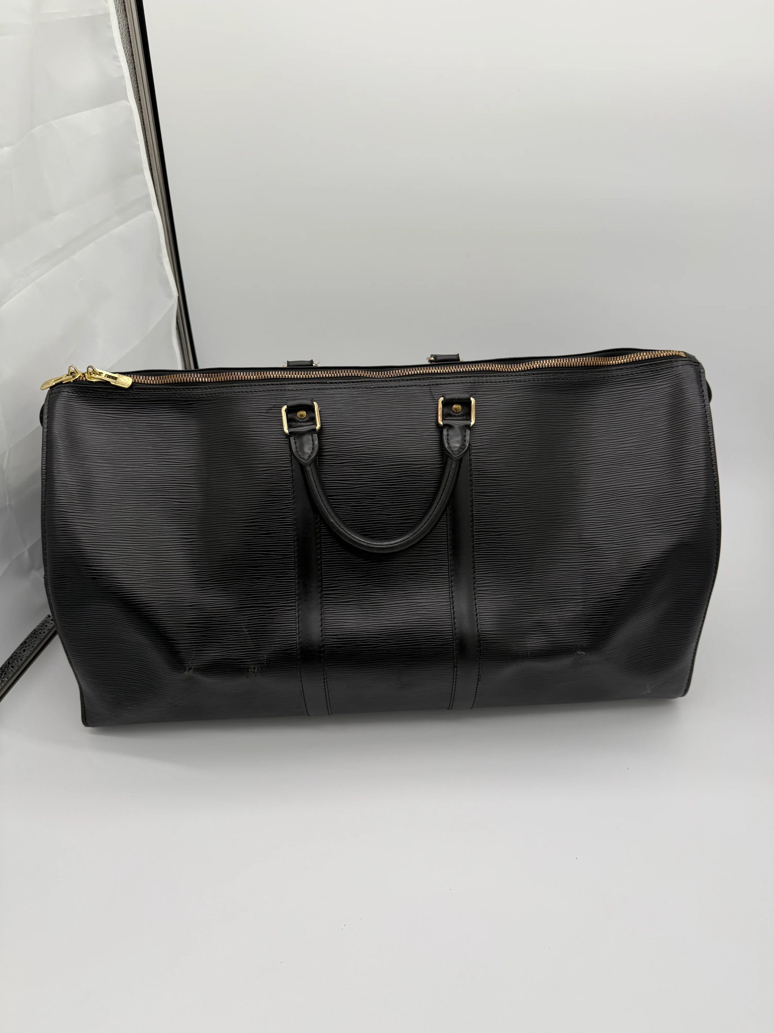 LOUIS VUITTON KEEPALL 55 ÉPI NOIR