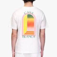 T‑Shirt Casablanca Gradient L'Arche White