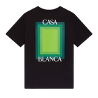 T-shirt Casablanca Gradient Green
