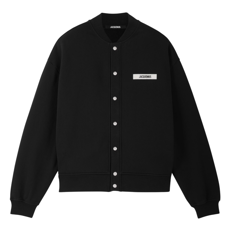 Le Cardigan Gros Grain Jacquemus Black
