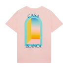T-shirt Casablanca l'Arche Colorée Pink