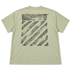 T-shirt Off-White Light Green Logo Black