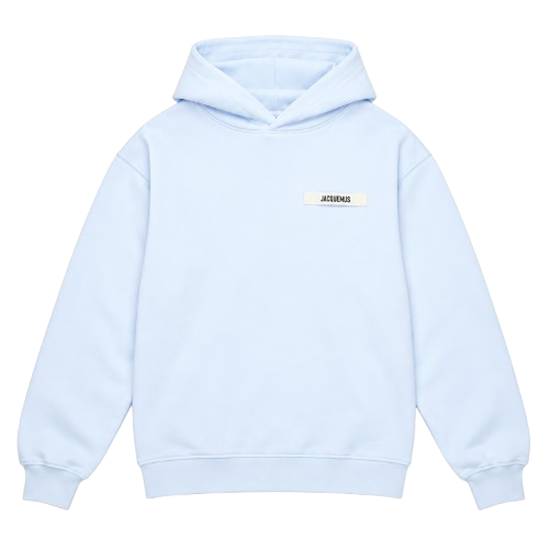Le Hoodie Gros Grain Jacquemus Light Blue