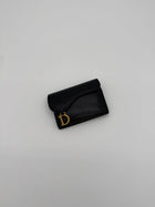 Dior Saddle card case Black