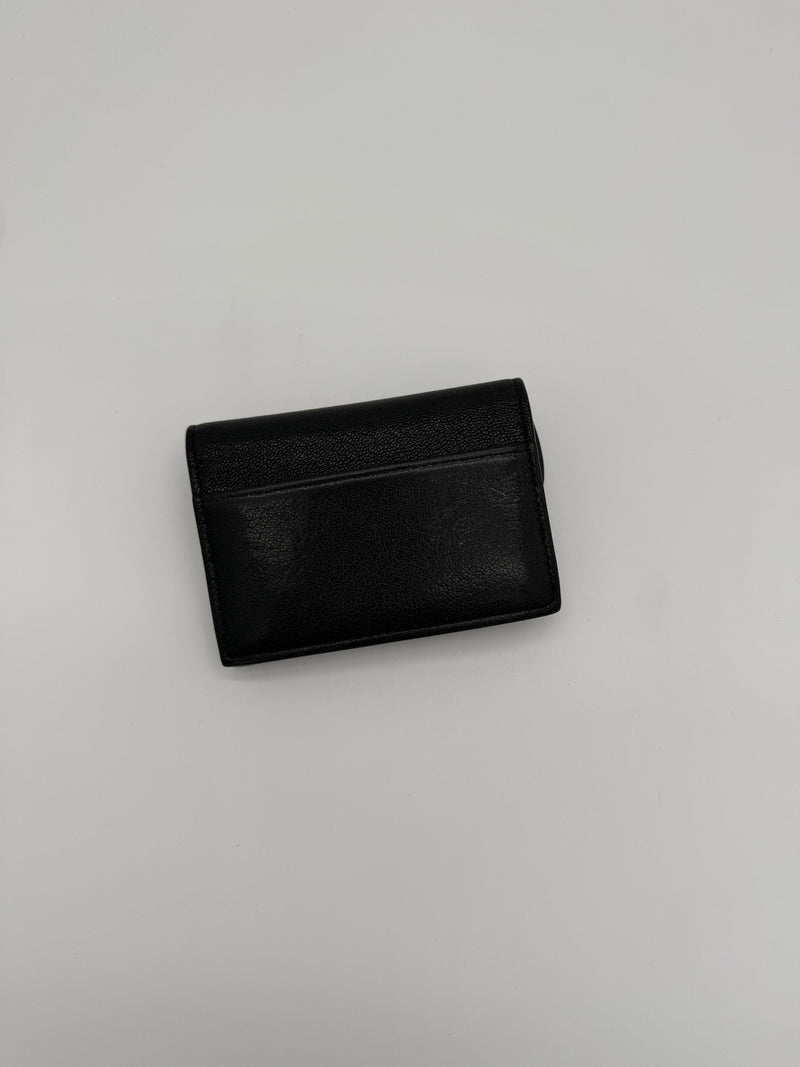 Dior Saddle card case Black