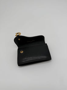 Dior Saddle card case Black
