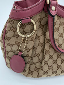 GUCCI Tote Bag GG Canvas Rose
