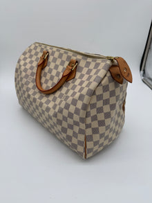 Louis Vuitton Speedy 35 Damier Blanc