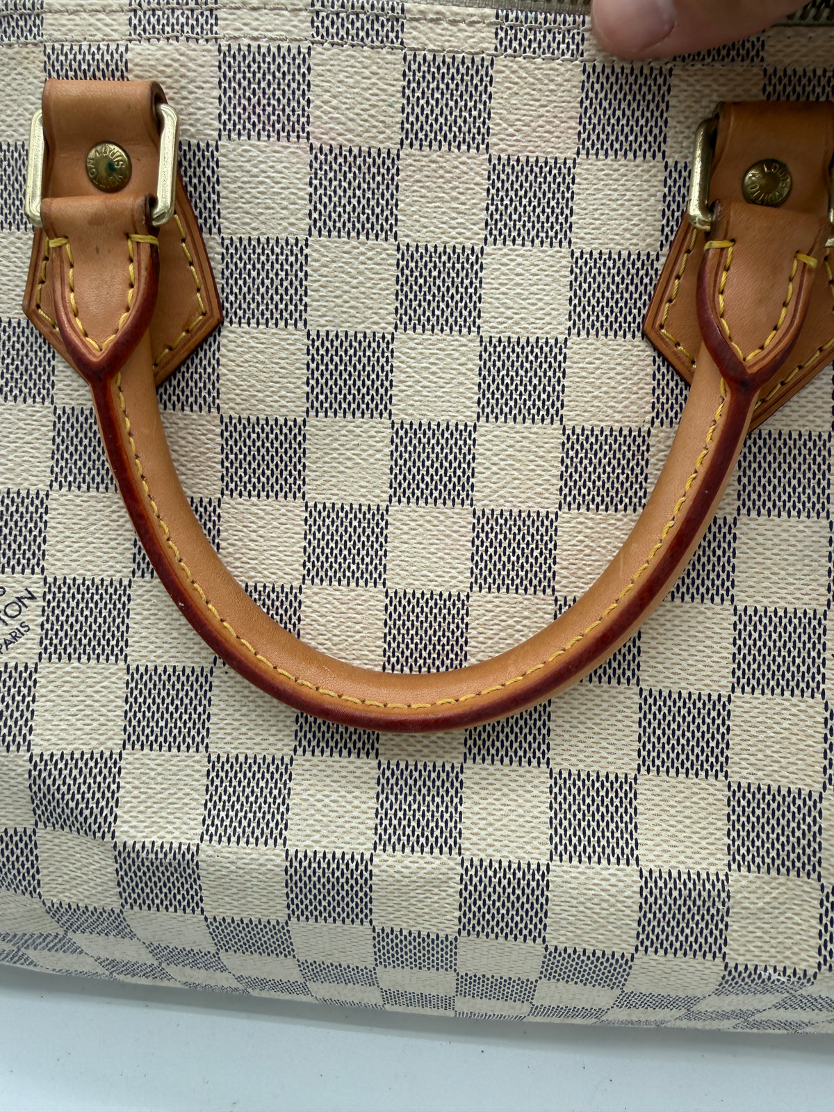 Louis Vuitton Speedy 35 Damier Blanc