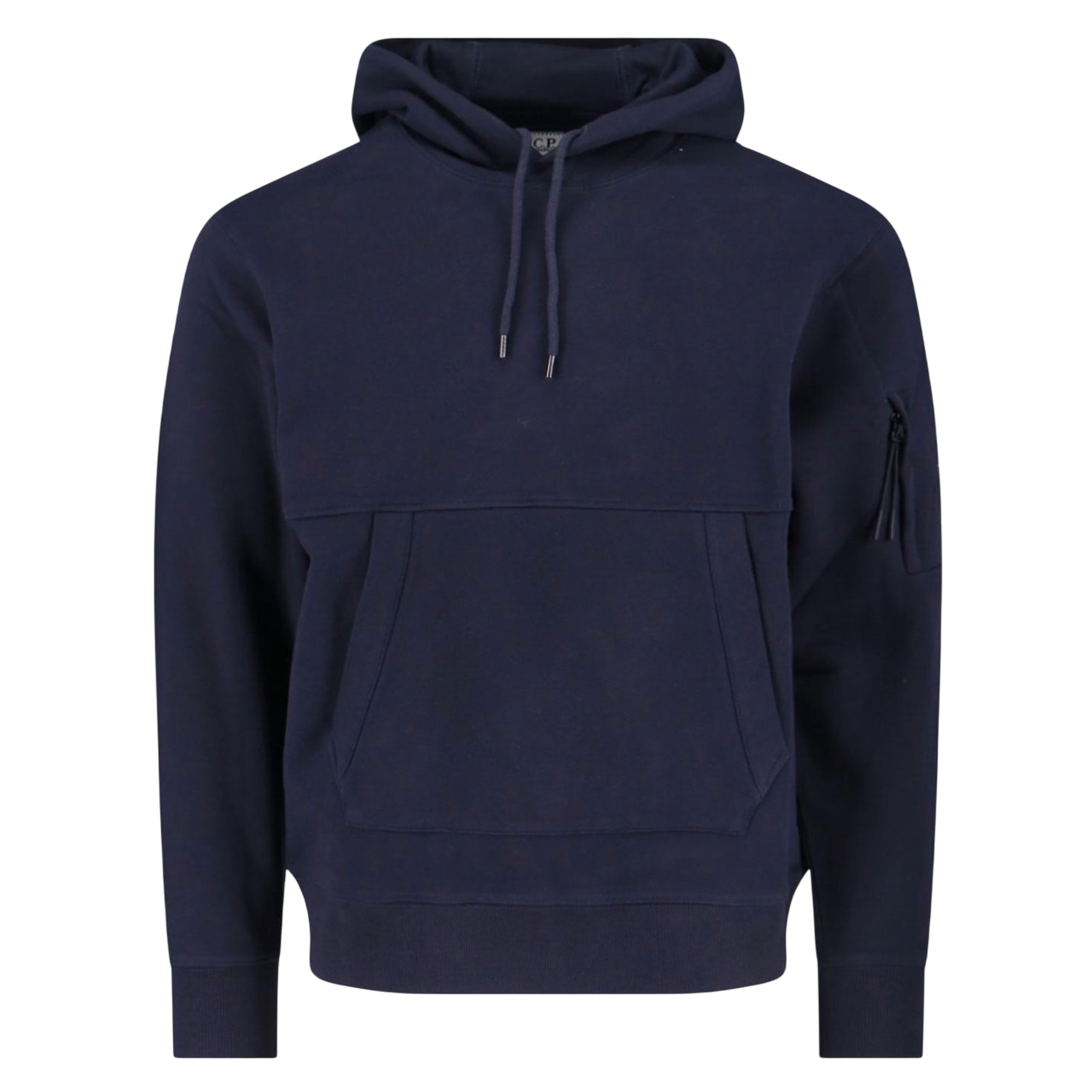 Sweat CP Company à capuche diagonal Navy