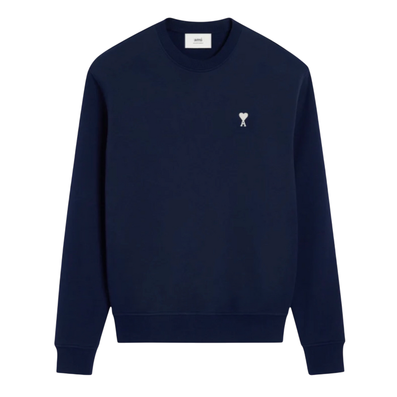 Sweatshirt Bleu Marine Ami de Coeur En Coton