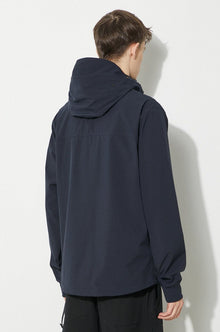 Navy CP Company Shell-R Goggle Men's Hooded Jacket