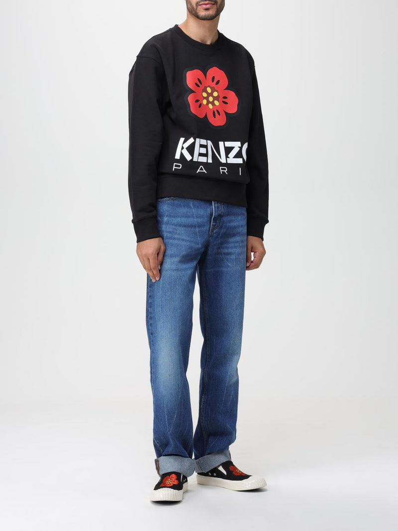 Sweatshirt Kenzo Flowers Black