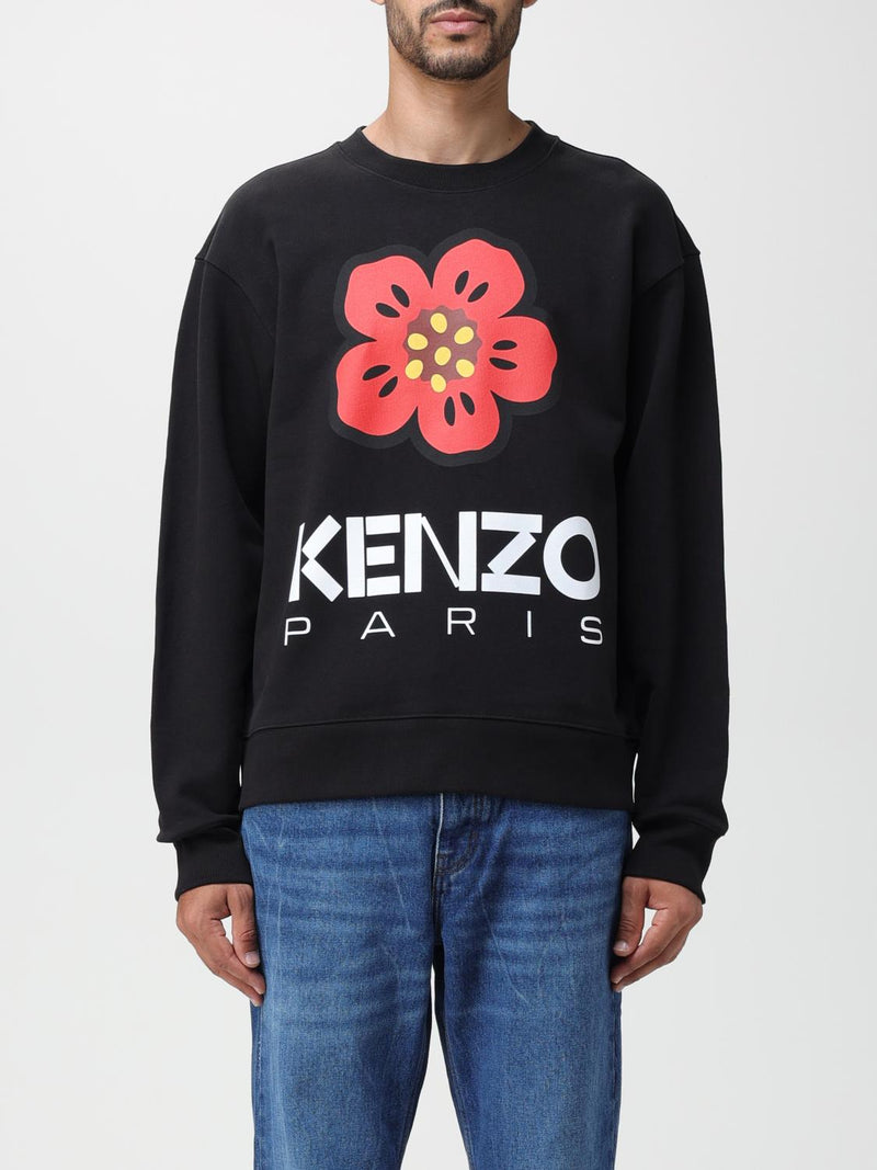 Sweatshirt Kenzo Flowers Black